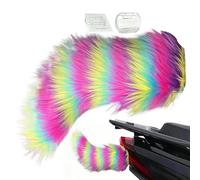 Remote Control Moving Tail - Electric Plush Tail Decor Cute Fuzzy Wagging Moving Ta il For Car Exterior Decoration,Cute Fuzzy Plush Wagging Ta il For Car For All Vehicles Use