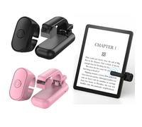 Remote Control Page Turner for Kindle (1st-11th Gen) Paperwhite Scribe Oasis, Clicker Page Turner for iPhone & Tablets, Hands-Free Reading Clicker & Camera Shutter Remote