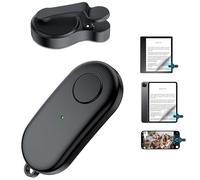 Remote Control Page Turner for Kindle Paperwhite Oasis Kobo eReaders,Kindle Clicker Page Turner Accessories for iPhone,iPad, Android Tablets Reading Novels,Camera Video Record&Shutter Selfie (Black)