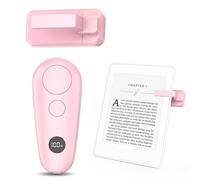 Remote Control Page Turner for Kindle Paperwhite Oasis Scribe eReaders, Page Turner Clicker for iPad Tablets Reading Novels Taking, Phone Camera Video Record Remote Triggers, Light Pink