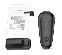 Remote Control Page Turner for Kindle Paperwhite Scribe Oasis Kobo Accessories, Clicker Page Turner for iPhone, iPad, Android Tablets Reading Camera Video Record Remote Triggers,Black