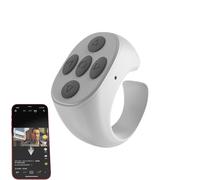 Remote Control Page Turner | Page Turner Ring with Wireless Remote Control | with 5 Buttons, Easy Connect Phone Accessories, Selfie Supplies for Girls, Women,