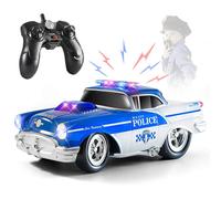 Remote Control Police Car with Lights and Sirens for Kids for Ages 3+