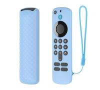 Remote Control Protective Case for Fire TV Stick HD/ 4K, Silicone Shock-proof Anti-Slip Protector Cover for Fire TV Stick HD/ 4K Remote Control (Luminous Blue)