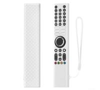 Remote Control Protective Cover, Silicone Remote Control Cover For XMRM-P3, All-Inclusive Shockproof Protective Case With Button Access(White)