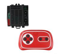 Remote Control Receiver for Children's Toy Cars, Compatible with 6V 12V 24V Models, Instruction Manual Provided (RX18 B 12V Full set red)