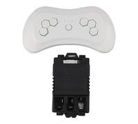 Remote Control Receiver for TW-888R Electric Car, Replacement Controller Module with Stable Signal, Easy Install Ride-On Toy Part, White Black
