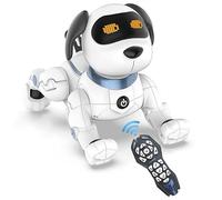 Remote Control Robot Dog Toy for Kids, RC Stunt Dog Robot Toy for Boys Girls, Programmable Smart Robot Puppy Toy Dog Interactive with Commands Sing, Dance, Walk for Christmas