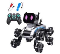 Remote Control Robot Dog Toy, Smart Puppy Toy, Play Supplies for Eight-Wheeled Puppy Remote Control for Bedroom, Garden, Living Room, Indoor and Outdoor, for Girls and Girls