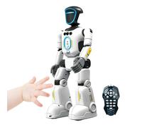 Remote Control Robot - Interactive Programming Toy, Voice Control Robot AI Talking | For Boys Girls Outdoor Holiday School Home Kindergarten Indoor Gesture Sensing Actions Birthday Gift Present