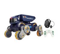 Remote Control Robot Stunt Dog Car - Smart Sensor Based Twisting Climbing Toy, LED Light Sound Effect Driving Machine, Rechargeable Adventure Vehicle | Educational Entertainment Toy For Party Play