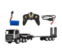 Remote Control Semi Trailer Toys - RC Semi-Trailer with Trailer - RC Vehicle in 1/24 | 2.4GHz Electric Car Toy with Trailer, Sound and Light Pêr Construction Vehicles