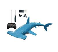 Remote Control Shark - 2.4ghz Rechargeable Waterproof Simulation Diving Rc Boat | Remote Control Diving Shark Toy - for Ages 6+ Kids Boys Girls Bathroom Bathtub Christmas Birthday