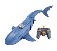 Remote Control Shark Pool with HD Underwater Camera, 2.4G Electric RC Shark & Python Toys, APP Controlled RC Boat with Double Screw, Underwater Remote Control for Adults (Blue)
