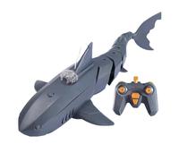 Remote Control Shark Pool with HD Underwater Camera, 2.4G Electric RC Shark & Python Toys, APP Controlled RC Boat with Double Screw, Underwater Remote Control for Adults (Grey)