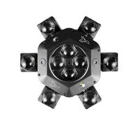 Remote Control Six Arm Little Diamond Stage Light Four in One Moving Head Beam Bee Eye Effect Atmosphere Lamp for Various Occasions
