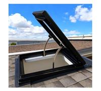 Remote Control Skylight Ventilation Window with Rain Sensor for Greenhouse, Garage, Basement, Attic - Perfect for Automatic Airflow Management