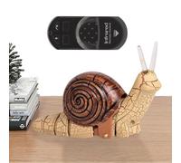 Remote Control Snail - RC Functions Boosting Toy, Realistic Crawling Electronic Animal | Safe Interactive Pet Toy for Christmas, Halloween, Gift,