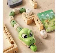Remote Control Snake Frenzy Game, Magnetic Greedy Snake Toy Eating Itself, Remote Control Real-life Growing Toys, Interactive Family Battle Games for Kids Adults