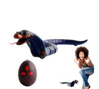 Remote Control Snake - Realistic Moving Rattlesnake Toy, USB Rechargeable Slithering Action, Mini Snake Toys | Fun Novelty Toy For Pranks & Jokes, Kids & Adults, Parties And Picnics, 1*P