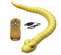 Remote Control Snake Toy - Realistic Electronic Rattlesnake Prank Device, Moving Reptile Simulation Gadget | Interactive RC Cobra Motion Model Suitable Kids Adults April Humor Entertainment Party Fun