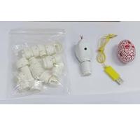 Remote Control Snake Toy, Unfinished Wiggly Snakes Jointed Flexible Snake RC Rattlesnake Fast Moving Snake Toy Remote & Auto-Sensing Modes, DIY Snakes Animal Model for Arts and Crafts Birthday Gifts