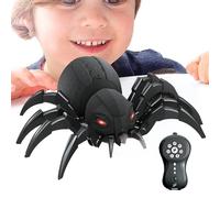Remote Control Spider - Realistic RC Animal Toy With Cool Lights And Full Function Crawling Motion | Perfect For Kids Prank Play, Interactive Crawling Fun, Outdoor Adventure Games, Creative Learning A