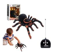 Remote Control Spider Realistic Toy - Electric Remote, Funny Joke Prank Props | Gag Toys for Halloween, Perfect for Various Occasion, Great Prank Toy for Kids, Functionality Realistic Spider Design