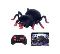 Remote Control Spider Toy, Realistic Spider With Light Up Eye USB Rechargeable, Realistic RC Prank Toys, Easy To Use, Sturdy Design, 22cm For Indoor Outdoor Play, Birthday Parties, Hallo-ween