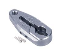 Remote Control Steering Servo Arm 20mm For 1/10 Crawlers Climbing Car Single Hole 25T Servo Arm Heavy Duty Black Horn