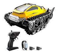 Remote Control Stunt Car 2 4 GHz Amphibious Armored Vehicle All Terrain Land Water Toy with Batteries Gifts for Kids Boys Girls
