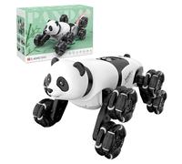 Remote Control Stunt Car - RC Car Robot Toy with Light Spray,Interactive Panda Shape Racing Robot Vehicle for Friends Youth Teens Kids Students