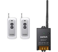 Remote Control Switch,DC 12V/24V/48V/72V 40A Relay, Wireless RF Switch with 984FT Long Range