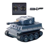 Remote Control Tank - Kids Rc Battle Toy, Mini Armored Vehicle with 360 Spin, Interactive Sturdy Safe Design, Easy to Operate Controller, Fun Stem Learning Game, Boys Girls Gift 6.8x4x3.9cm