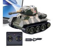 Remote Control Tank - RC Tank | RC Fighting Vehicle, Interactive Realistic Toy Realistic Vehicle for STEM Learning Activities, Indoor Playroom, Living Room, Fam Game Parties