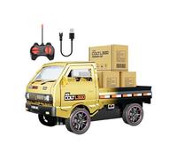 Remote Control Truck - Electric Powered Motion Control, Flashing Light Display, Realistic Sound Features, Strong Grip Wheel Design | For Outdoor Racing Fun Indoor Play Park Adventures Backyar