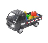 Remote Control Truck - Electric RC Pickup Vehicle In 1:16, LED Simulation, Construction Toy With Drift Capacity | Durable Body With Automatic Details King