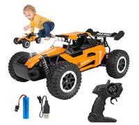 Remote Control Truck - Precision Steering RC Road Car, Fast Electric Toy, Sturdy Shock Resistant Design, Interactive Remote Racing Model | for Children Teens Adult Outdoor Competition Adventu