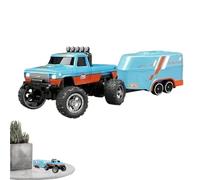 Remote Control Truck Toy | Small RC Car Truck-Toys | Rechargeable Indoor Racer, 2.4GHz Electric Vehicle, LED Lights Feature, 1:64 Scale Model, For Boys And Girls