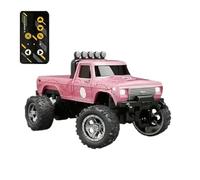 Remote Control Truck Toy | Small RC Car Truck-Toys | Rechargeable Indoor Racer, 2.4GHz Electric Vehicle, LED Lights Feature, 1:64 Scale Model, For Boys And Girls