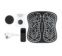 (Remote Control) USB Rechargeable Electric Foot Massager Mat Feet Pad Muscle Stimulator