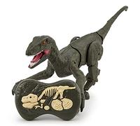 Remote Control Velociraptor Dinosaur Toys, 2.4GHz Light & Sounds Electric Walking Robot RC Dino