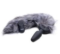 Remote Control Vibrating Fox Tail Anal Plug