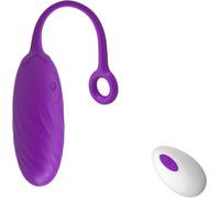 Remote Control Vibrator Mini Love Eggs 12 Modes Sex Toys Men & Women Clit/Oral Stimu-lator G Spot Bullet Vibrator for Pleasure Wearable Adult Couples Massager (Purple)