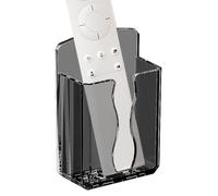 Remote Control Wall Holder - No Drill Floating Rack, Adhesive Phone Storage Tray, Self-Stick Media Organizer for Living Room Entryway | Small Shelf Mount for TV Controllers Key Fob Glasses