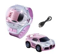 Remote Control Watch Car, Rechargeable Design and Wearable Controller, Interactive Outdoor Toy for Kids, Hand-Eye Coordination, Fun Racing, Travel, Backyard, School Break