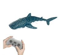 Remote Control Whale Shark Toys for Boys Kids,1:18 Scale High Simulation Shark for Pool,2.4Ghz Electric RC Sharks Boat Fish Toys with Light & Spray,for 6 7 8 9 Year olds Kid Boy Girl