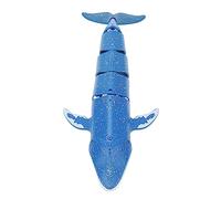 Remote Control Whale Toy, RC Whale Toy Agile Movement High Simulation 2.4GHz for Swimming Pool (Blue)