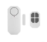 Remote Control Wireless Door Alarm 140dB with Adjustable Volume and Five Alarm Modes Including SOS and Visual LED Reminder for Intruder
