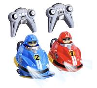 Remote Controlled Bumper Cars - RC Combat Vehicles, Ejectable Bumper Toy with LED Lights and Music, Fun (Interactive) For and | (Durable) A